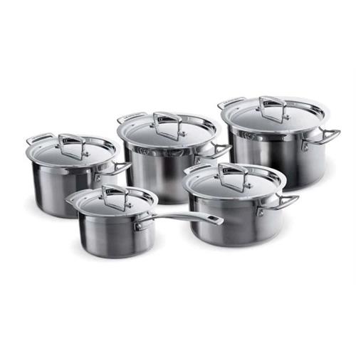 TREM DE COZINHA LE CREUSET CLASSIC ( Inox - Composto por: Panelas de 18