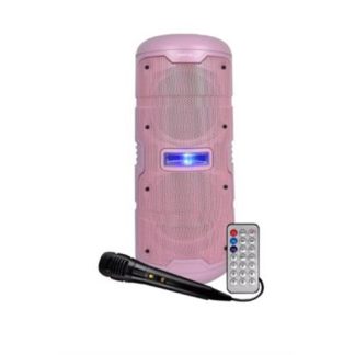 COLUNA INFINITON K50ROSA( Entrada de microfone - Entrada auxiliar: 3